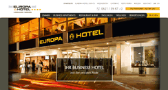 Desktop Screenshot of europa-hotel.com