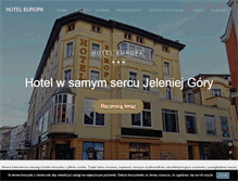 Tablet Screenshot of europa-hotel.com.pl